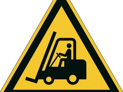 adhesivos de seguridad precaucion carretilla elevadora