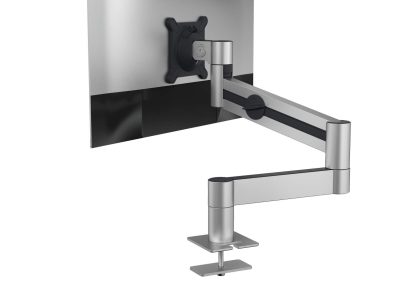 Soporte de monitor con brazo para 1 pantalla pasador para mesa