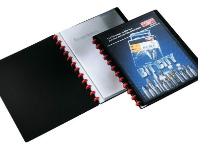 carpetas presentacion con bolsillo interno y 20 fundas