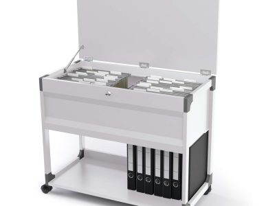 carrito para carpetas colgantes con cerradura oferta