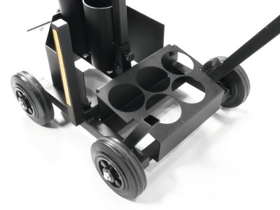 carro de marcaje para suelos color negro multiples botes