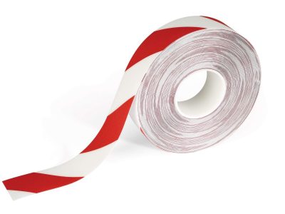 cinta para marcacion de suelos rojo y blanco