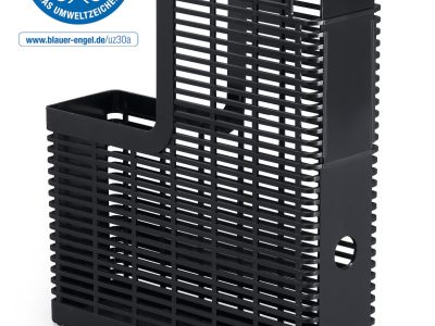 dispensador de folletos A4 negro