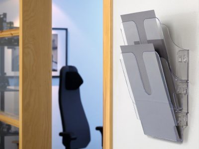 dispensador de folletos para A4 transparentes