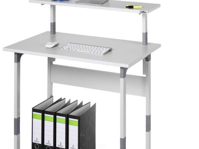 estacion de servicio para ordenador y teclado