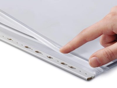fundas clasificadores perforadas transparentes