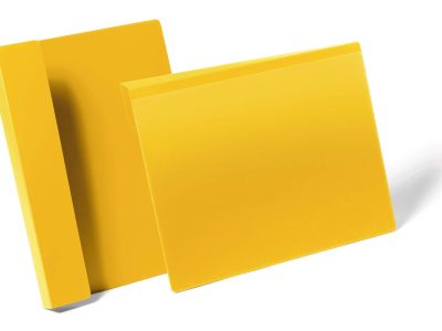 fundas colgantes portadocumentos A4 amarillos