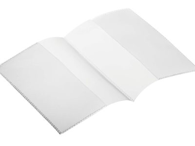 fundas dobles transparentes para tarjetas 195x133mm