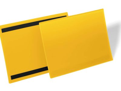 fundas identificacion amarillas con bandas magneticas