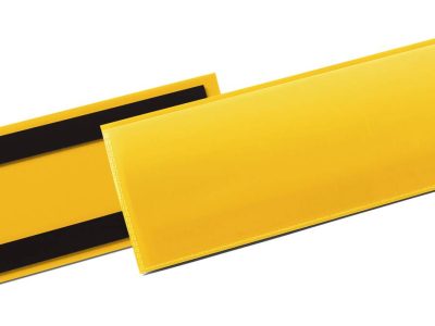 fundas para identificacion magneticas 1-2 A5 amarillas