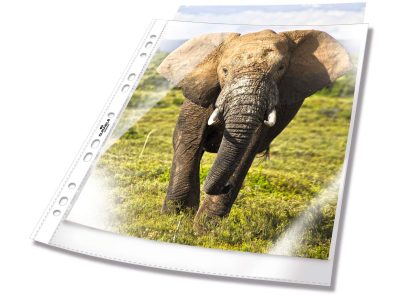 fundas perforadas transparentes para documentos