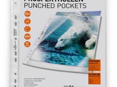 fundas portadocumentos perforadas transparentes A4 baratas