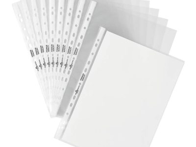 fundas transparentes A4 perforadas eco