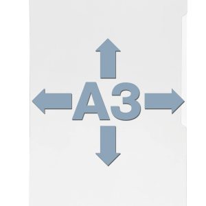 fundas transparentes para documentos A3 baratas.