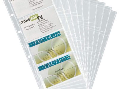 fundas transparentes para tarjetas de visita muy baratas