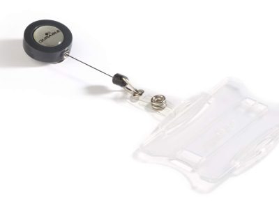 identificador con cordon extensible dos tarjetas