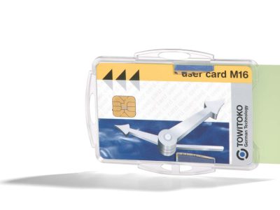 identificador para dos tarjetas transparente