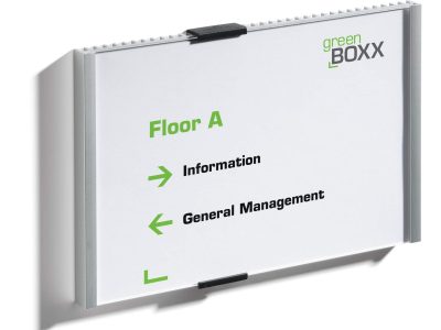identificador para puertas magnetico A5 aluminio