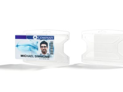 identificador transparente reciclado ecologico