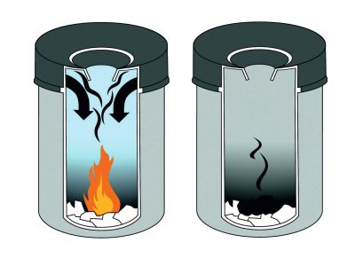 papelera circular metalica con tapa contra incendios gris oferta