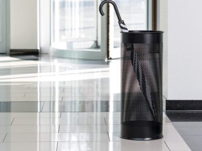 paraguero metalico redondo 28L elegante y resistente oferta
