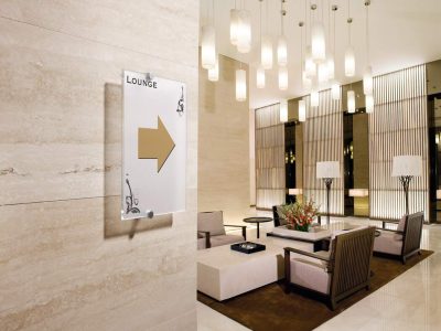 placas para puertas hoteles indicacion