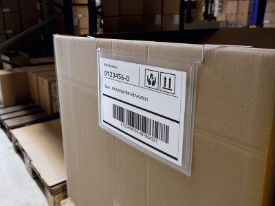portadocumentos colgante de plastico A4 con alambre