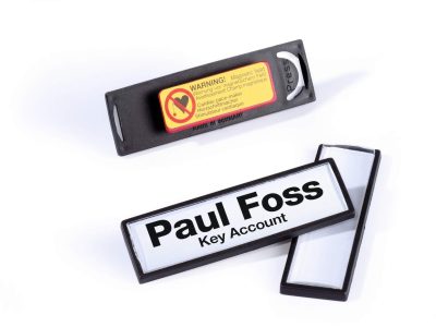 portanombres clip card con iman