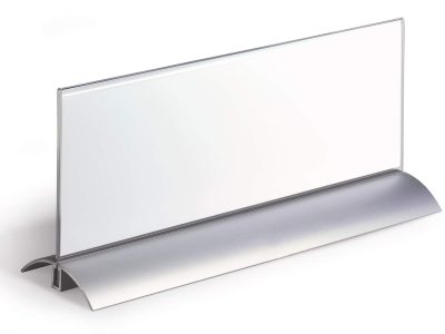 portanombres de mesa de luxe transparente