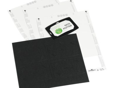 portanombres reciclados papel eco oferta