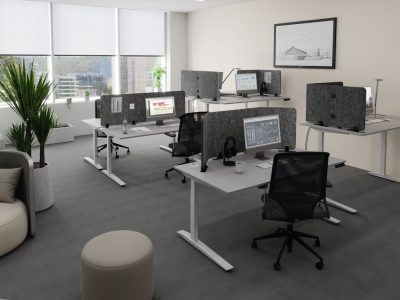 separador escritorios en oficinas material reciclado baratos