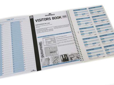 set recambio para libro de visitas con 100 etiquetas