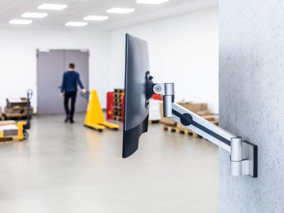 Soporte de monitor con brazo para 1 pantalla montaje en pared