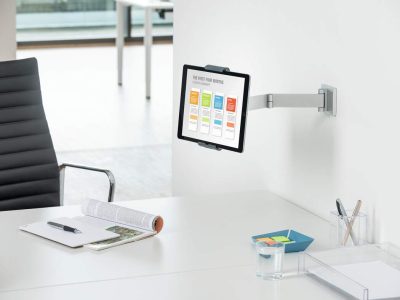 soporte de tablet para pared con brazo movil