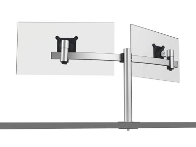 Soporte de monitor para 2 pantallas pasador de mesa