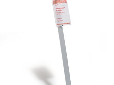 stand informativo crystal sign stand A4