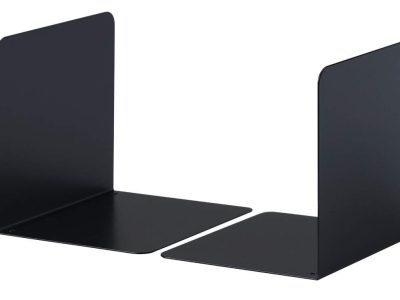 sujeta-libros-de-acero-negro