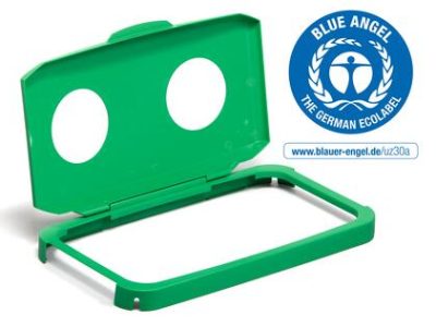 tapa con bisagra rectangular 60L eco