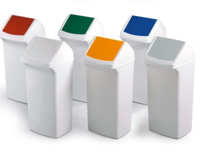 tapas giratorias rectangulares para cubo de basura